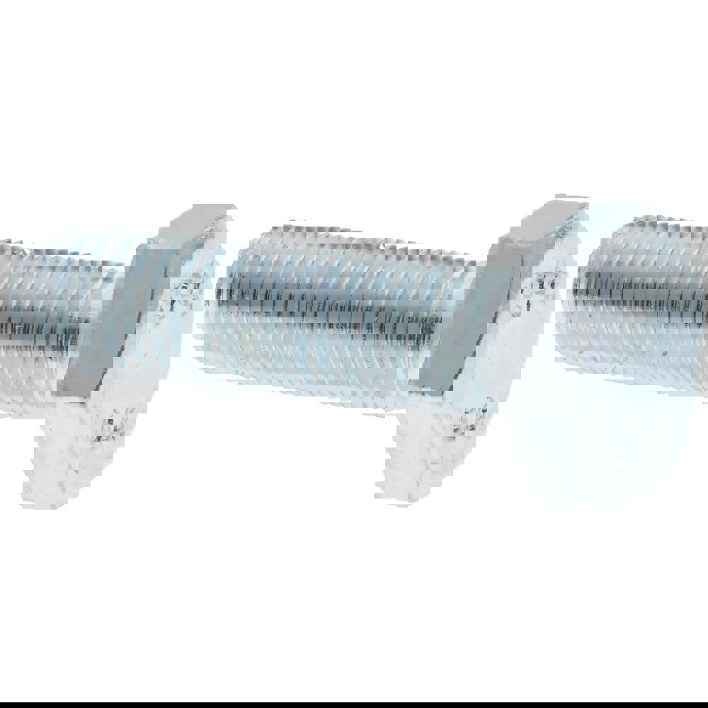 Hex Head Cap Screw: M6 x 1.00 x 22 mm, Grade 8.8 Steel, Zinc-Plated