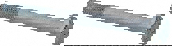 Hex Head Cap Screw: M4 x 0.70 x 45 mm, Grade 8.8 Steel, Zinc-Plated