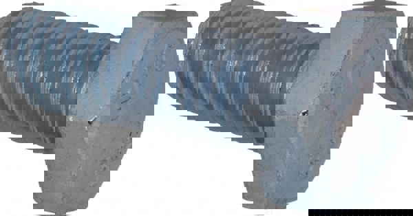 Hex Head Cap Screw: M8 x 1.25 x 22 mm, Grade 8.8 Steel, Zinc-Plated