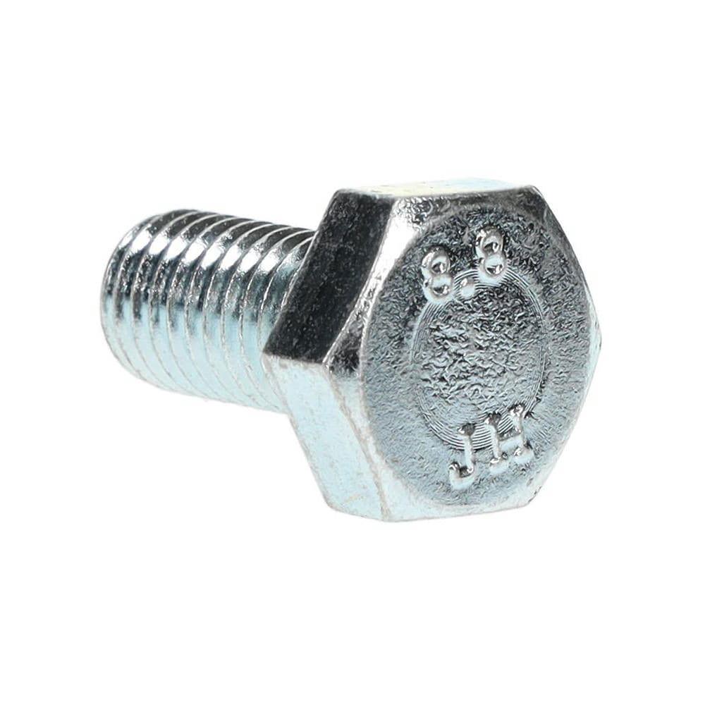 Hex Head Cap Screw: M10x1.5, 20.00 mm Length Under Head, Grade 8.8 Steel, Zinc Finish