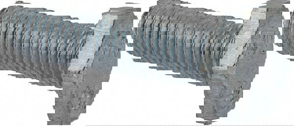 Hex Head Cap Screw: M10 x 1.50 x 40 mm, Grade 8.8 Steel, Zinc-Plated