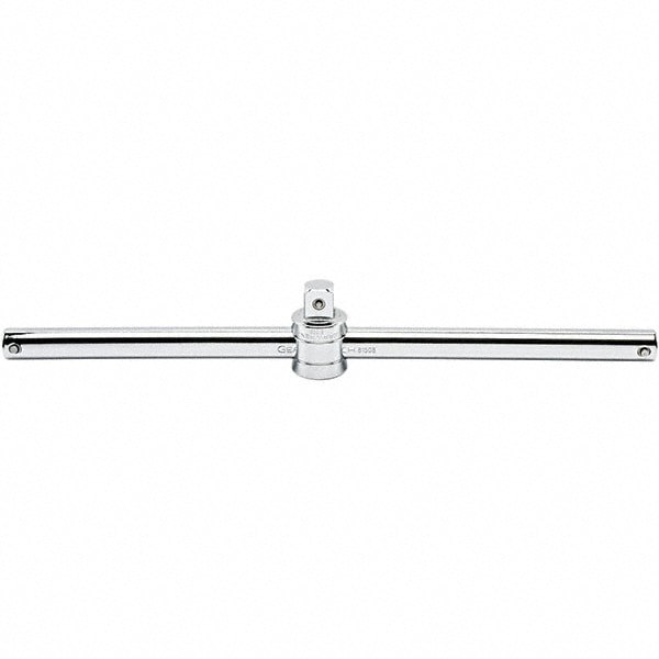 Sliding T-Handle: 559 mm OAL, Chrome-Plated