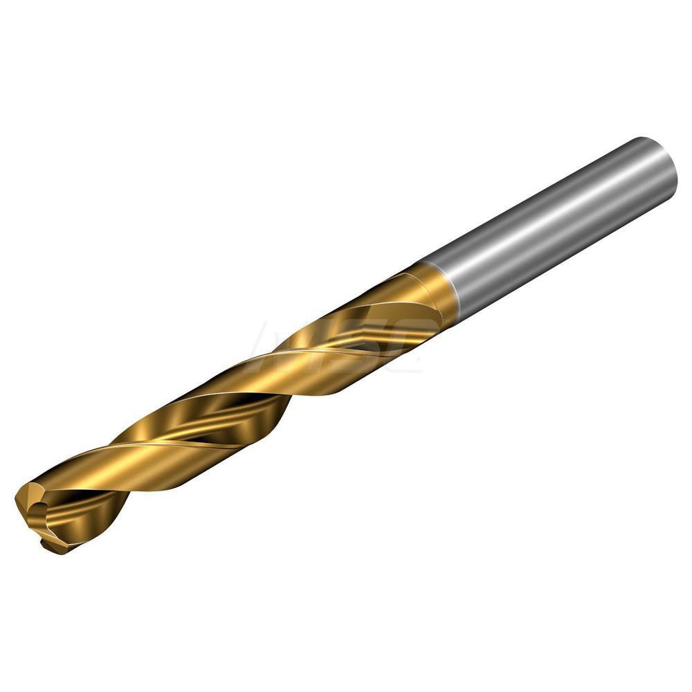 Screw Machine Length Drill Bit: 8 mm Dia, 147 &deg; Point, Solid Carbide