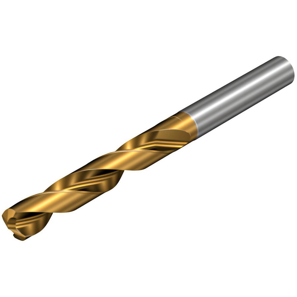 Jobber Drill: 8.10 mm Dia, 147 deg Point, Solid Carbide