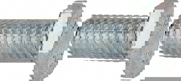 Hex Head Cap Screw: M12 x 1.75 x 40 mm, Grade 8.8 Steel, Zinc-Plated