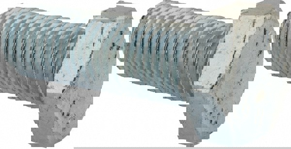 Hex Head Cap Screw: M20 x 2.50 x 60 mm, Grade 8.8 Steel, Zinc-Plated