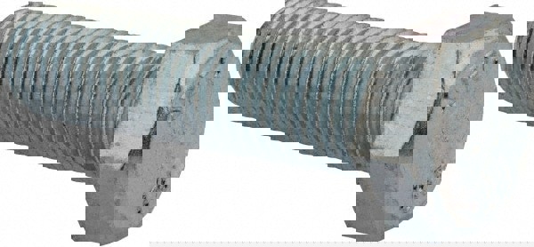 Hex Head Cap Screw: M20 x 2.50 x 75 mm, Grade 8.8 Steel, Zinc-Plated