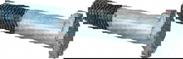 Hex Head Cap Screw: M20x2.5, 130.00 mm Length Under Head, Grade 8.8 Steel, Zinc Finish