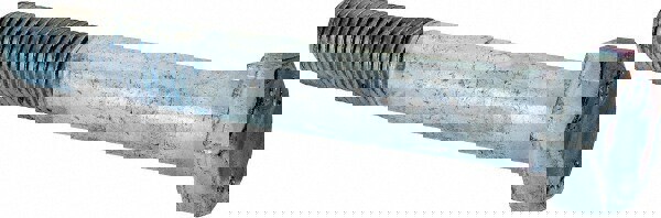 Hex Head Cap Screw: M20x2.5, 140.00 mm Length Under Head, Grade 8.8 Steel, Zinc Finish