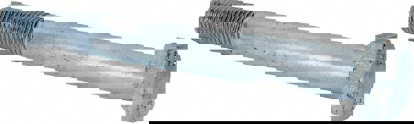 Hex Head Cap Screw: M20x2.5, 180.00 mm Length Under Head, Grade 8.8 Steel, Zinc Finish