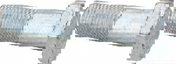 Hex Head Cap Screw: M24x3, 100.00 mm Length Under Head, Grade 8.8 Steel, Zinc Finish