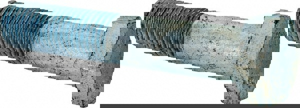 Hex Head Cap Screw: M24x3, 130.00 mm Length Under Head, Grade 8.8 Steel, Zinc Finish