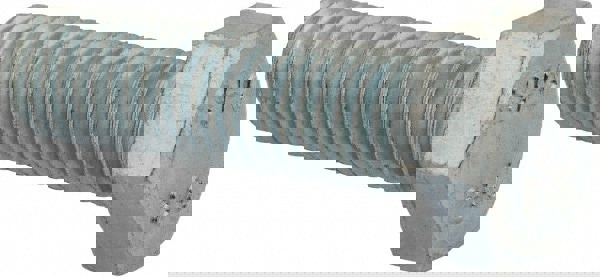 Hex Head Cap Screw: M14 x 2.00 x 50 mm, Grade 8.8 Steel, Zinc-Plated