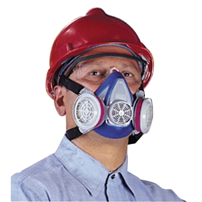 Full Face Respirator: Thermoplastic Rubber, Medium