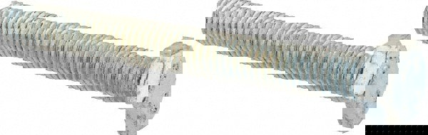 Hex Head Cap Screw: M8x1.25, 70.00 mm Length Under Head, Grade 8.8 Steel, Zinc Finish