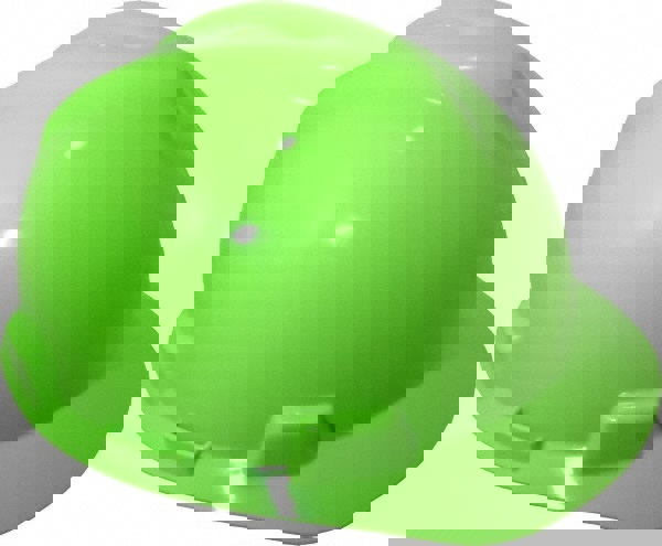 Hard Hat: Impact Resistant, V-Gard Slotted Cap, Type 1, Class E, 4-Point Suspension