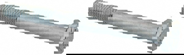 Hex Head Cap Screw: M5 x 0.80 x 50 mm, Grade 8.8 Steel, Zinc-Plated