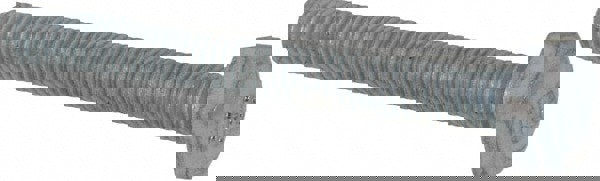 Hex Head Cap Screw: M3 x 0.50 x 25 mm, Grade 8.8 Steel, Zinc-Plated