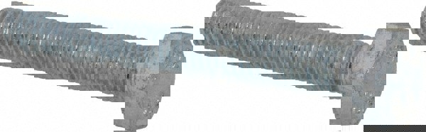 Hex Head Cap Screw: M6 x 1.00 x 45 mm, Grade 8.8 Steel, Zinc-Plated