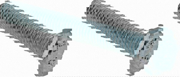 Hex Head Cap Screw: M6 x 1.00 x 50 mm, Grade 8.8 Steel, Zinc-Plated