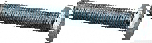 Hex Head Cap Screw: M8 x 1.25 x 55 mm, Grade 8.8 Steel, Zinc-Plated