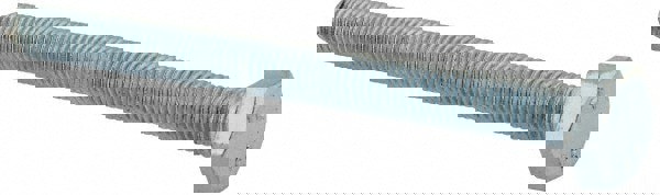 Hex Head Cap Screw: M10 x 1.50 x 110 mm, Grade 8.8 Steel, Zinc-Plated