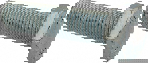 Hex Head Cap Screw: M20 x 2.50 x 80 mm, Grade 8.8 Steel, Zinc-Plated