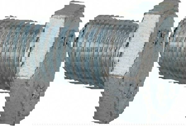 Hex Head Cap Screw: M12 x 1.75 x 22 mm, Grade 8.8 Steel, Zinc-Plated