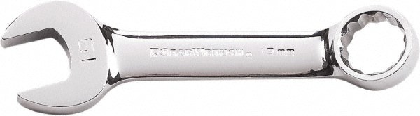 Combination Wrench: 10.00 mm Head Size, 15 deg Offset