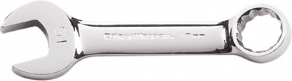 Combination Wrench: 16.00 mm Head Size, 15 deg Offset