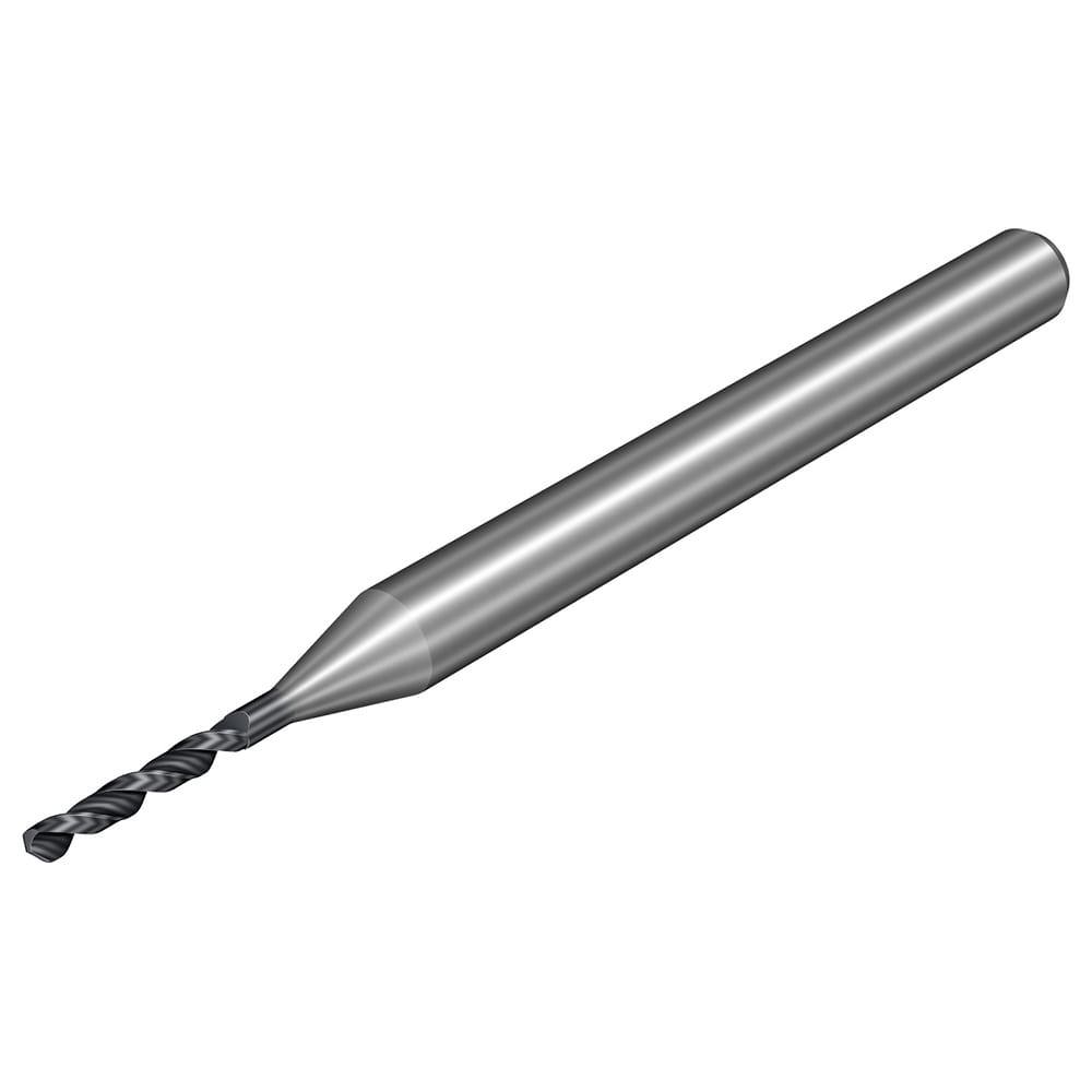 Micro Drill Bit: 0.06 mm Dia, 130 &deg; Point, Solid Carbide
