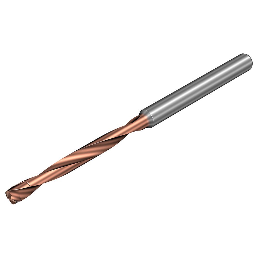 Micro Drill Bit: 0.11 mm Dia, 140 &deg; Point, Solid Carbide