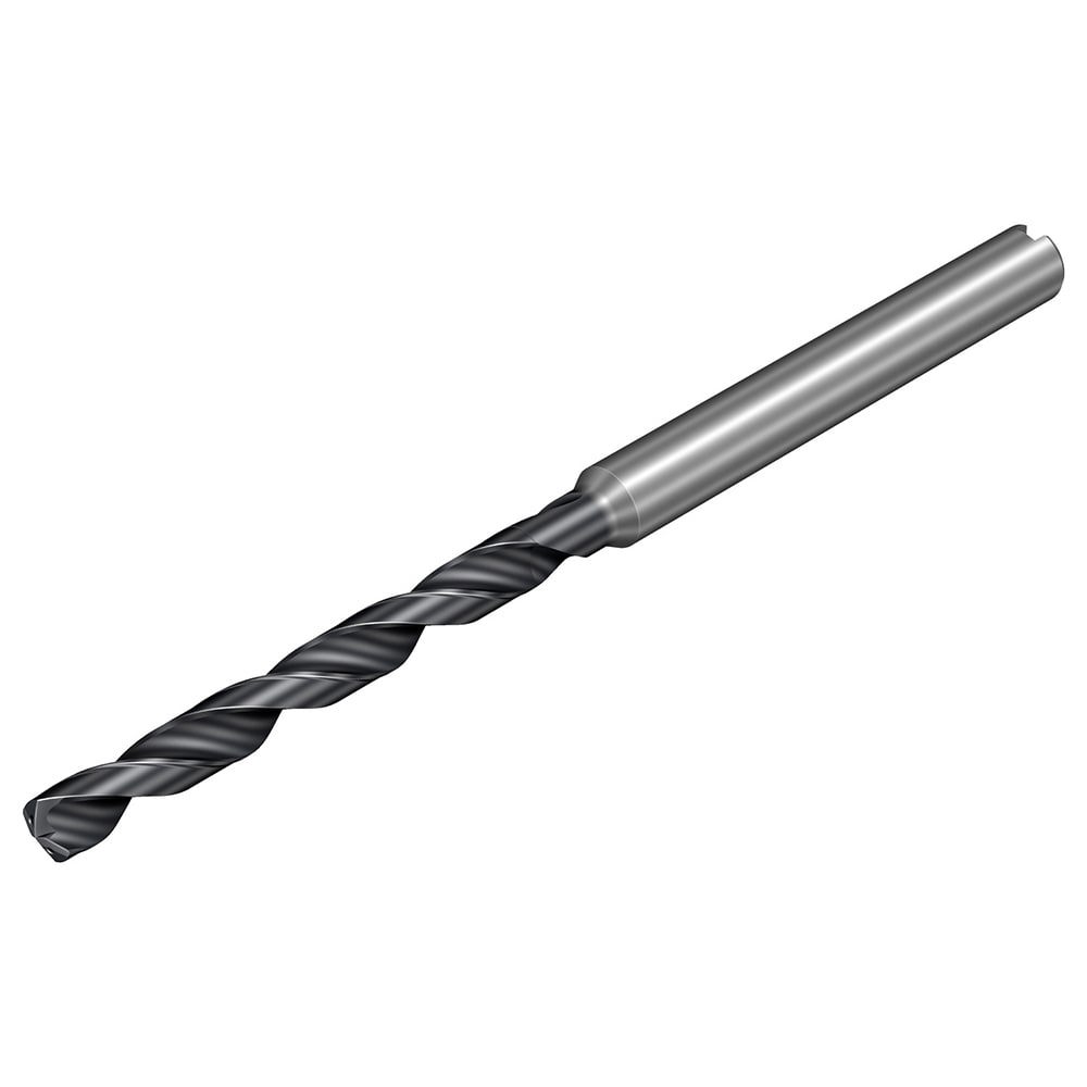 Micro Drill Bit: 0.08 mm Dia, 140 &deg; Point, Solid Carbide