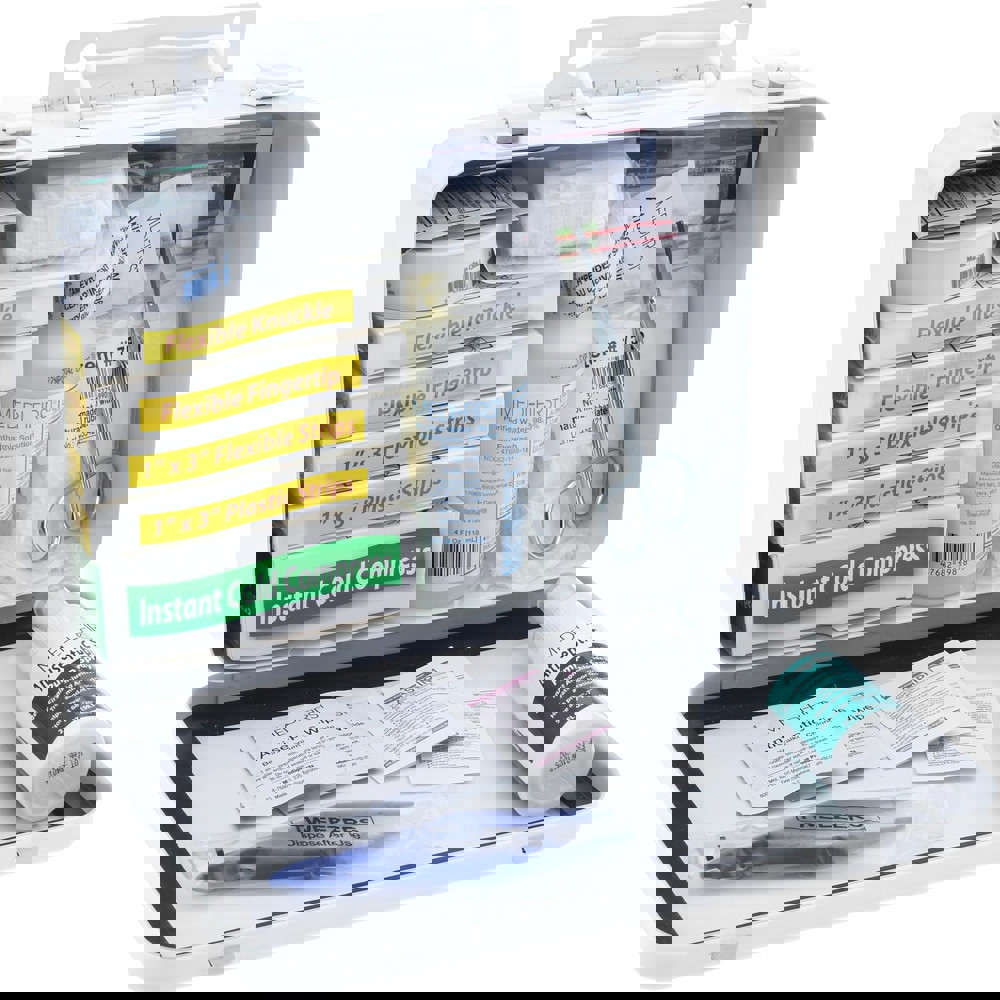 Multipurpose/Auto/Travel First Aid Kit: 24 Pc, for 10 People