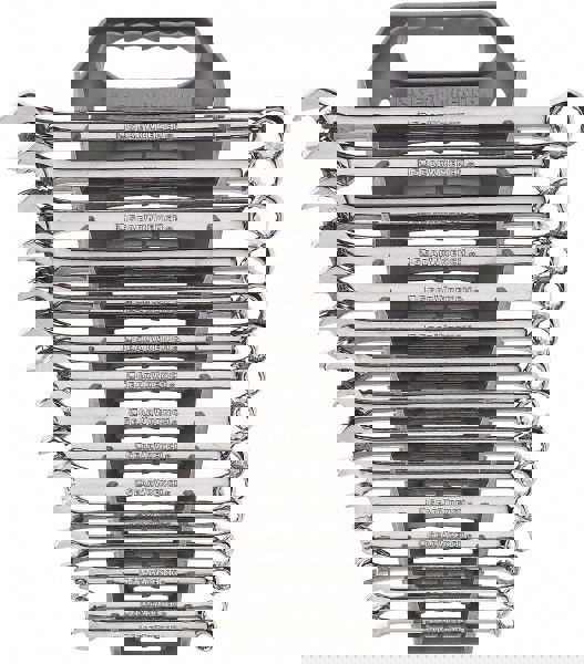 Combination Wrench Set: 15 Pc, 10 mm 11 mm 12 mm 13 mm 14 mm 15 mm 16 mm 17 mm 18 mm 19 mm 20 mm 21 mm 22 mm 8 mm & 9 mm Wrench, Metric