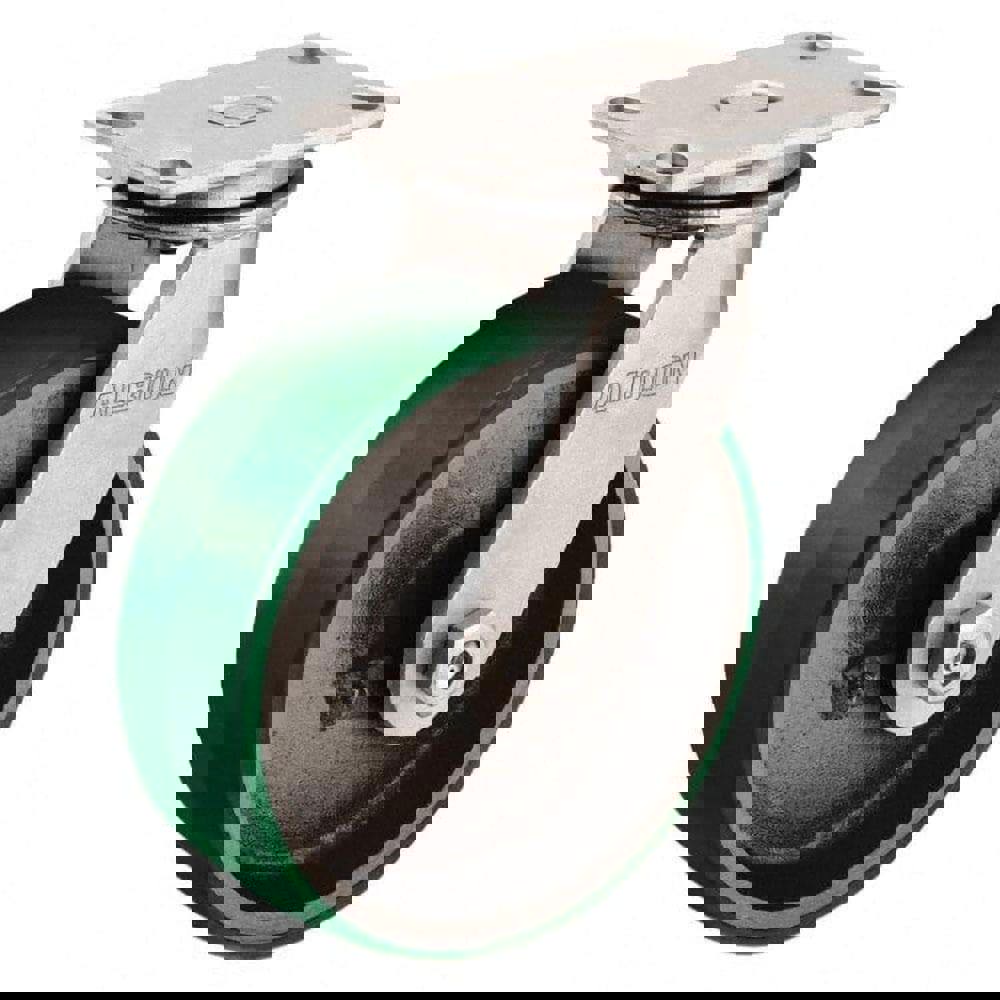 Swivel Top Plate Caster: Polyurethane, 5