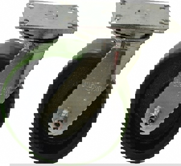 Swivel Top Plate Caster: Polyurethane, 8