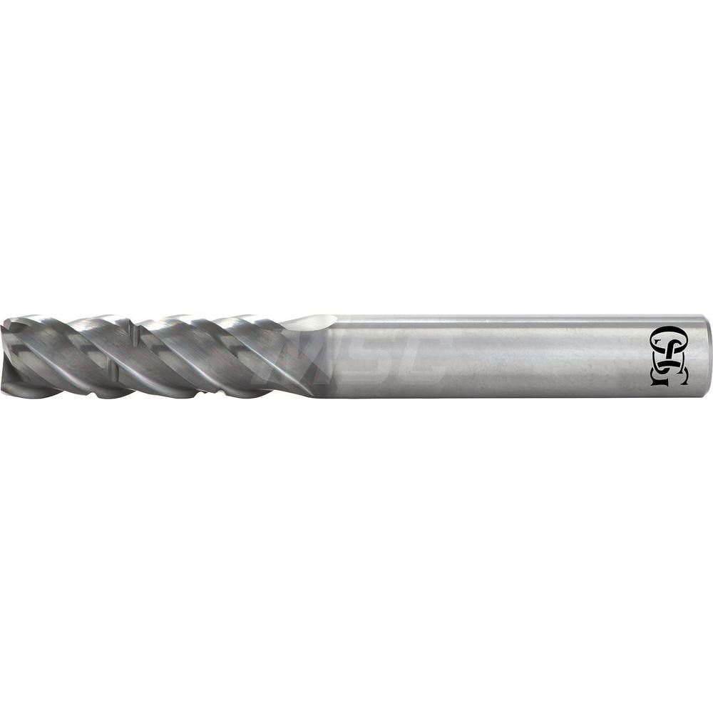 Square End Mill: 5/8'' Dia, 2-1/2'' LOC, 5/8'' Shank Dia, 5-1/2'' OAL, 5 Flutes, Solid Carbide