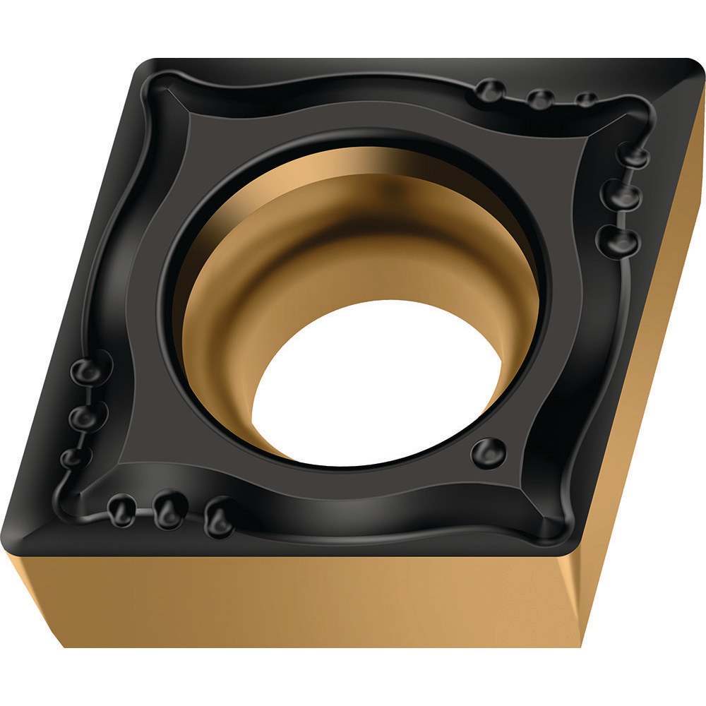 Turning Inserts; ANSI Insert Code: CPGT2(1.5)1 ; ISO Insert Code: CPGT060204 ; Relief Angle: 11.000 ; Insert Style: CPGT ; Corner Radius (mm): 0.40 ; Included Angle: 80.00