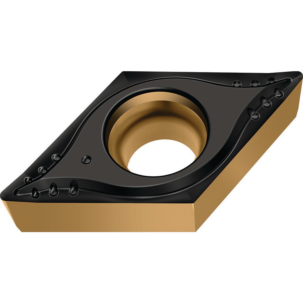 Turning Inserts; ANSI Insert Code: DCGT2(1.5)1 ; ISO Insert Code: DCGT070204 ; Relief Angle: 7.000 ; Insert Style: DCGT ; Corner Radius (mm): 0.40 ; Included Angle: 55.00
