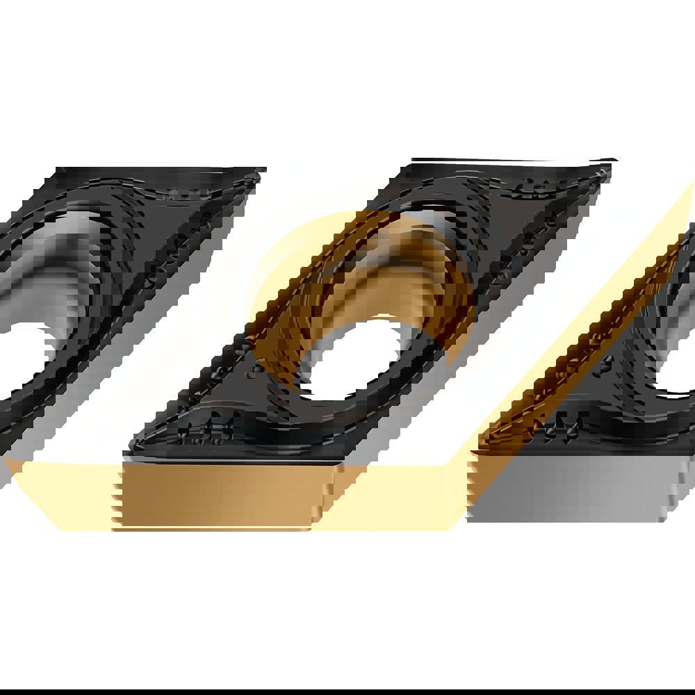Turning Inserts; ANSI Insert Code: DCMT3(2.5)2 ; ISO Insert Code: DCMT11T308 ; Relief Angle: 7.000 ; Insert Style: DCMT ; Corner Radius (mm): 0.80 ; Included Angle: 55.00
