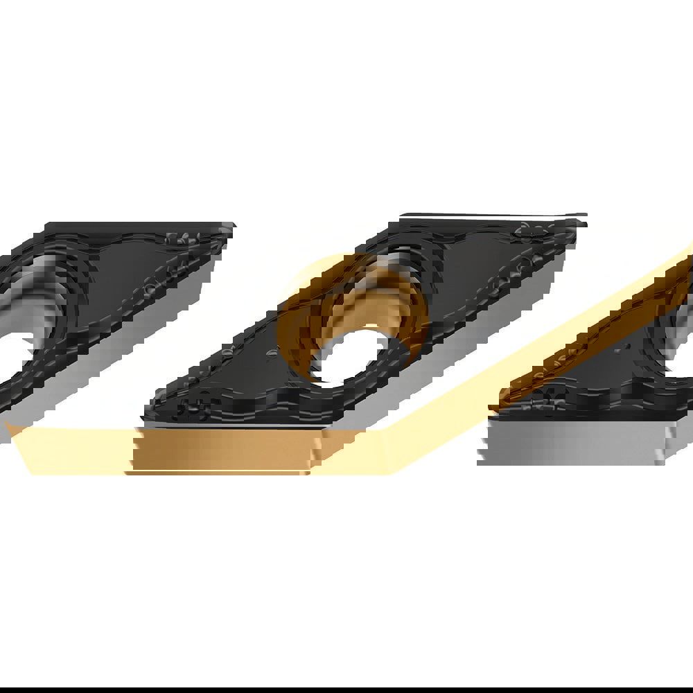 Turning Inserts; ANSI Insert Code: VBMT331 ; ISO Insert Code: VBMT160404 ; Relief Angle: 5.000 ; Insert Style: VBMT ; Corner Radius (mm): 0.40 ; Included Angle: 35.00