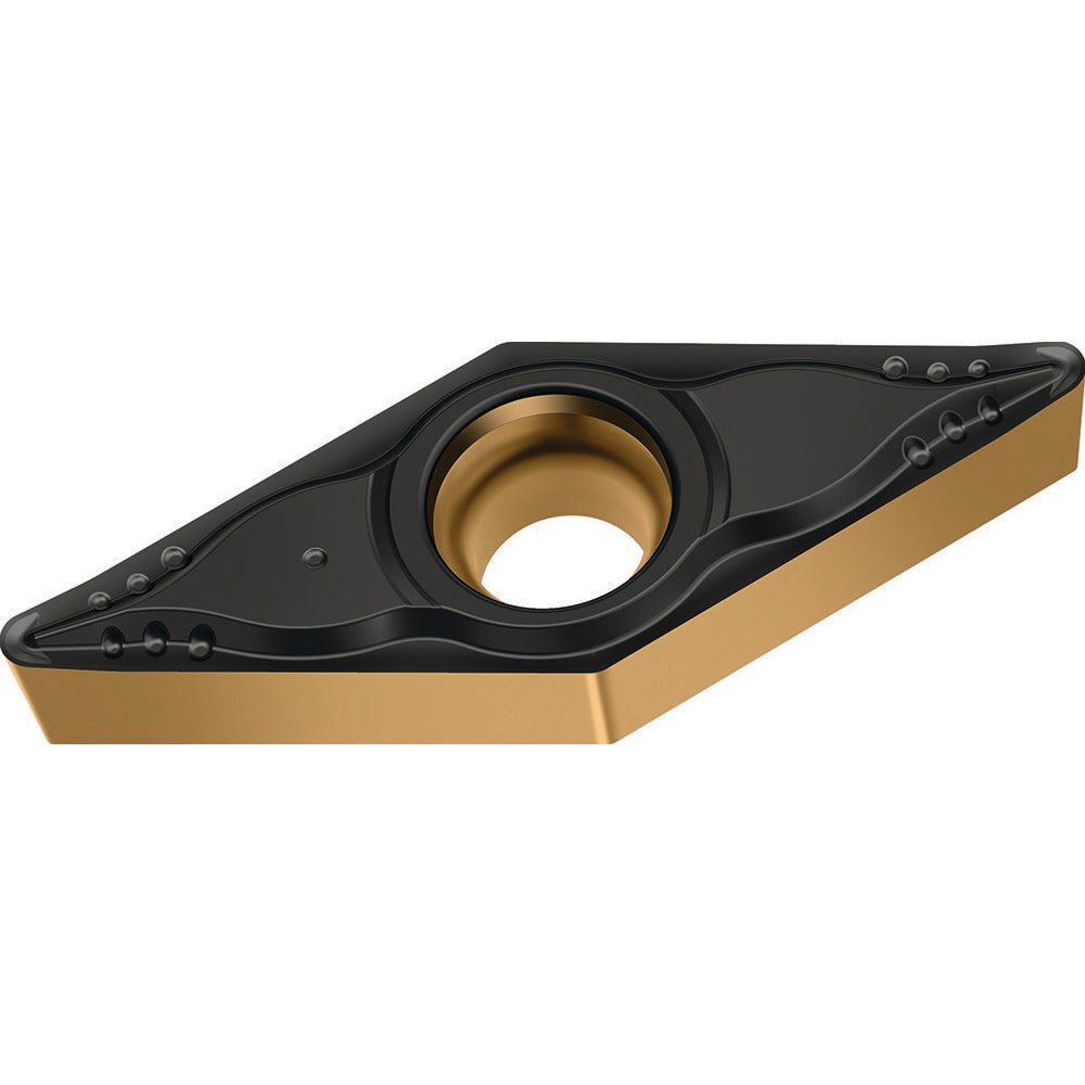 Turning Inserts; ANSI Insert Code: VBMT3(3)1.5 ; ISO Insert Code: VBMT160406 ; Relief Angle: 5.000 ; Insert Style: VBMT ; Corner Radius (mm): 0.60 ; Included Angle: 35.00