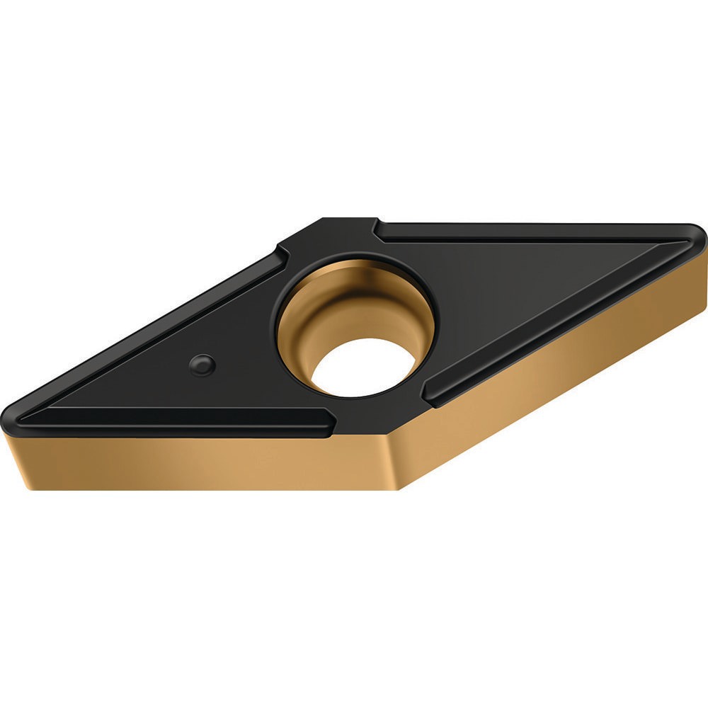 Turning Inserts; ANSI Insert Code: VBMT332 ; ISO Insert Code: VBMT160408 ; Relief Angle: 5.000 ; Insert Style: VBMT ; Corner Radius (mm): 0.80 ; Included Angle: 35.00