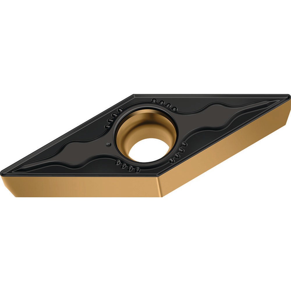 Turning Inserts; ANSI Insert Code: VBMT331 ; ISO Insert Code: VBMT160404 ; Relief Angle: 5.000 ; Insert Style: VBMT ; Corner Radius (mm): 0.40 ; Included Angle: 35.00