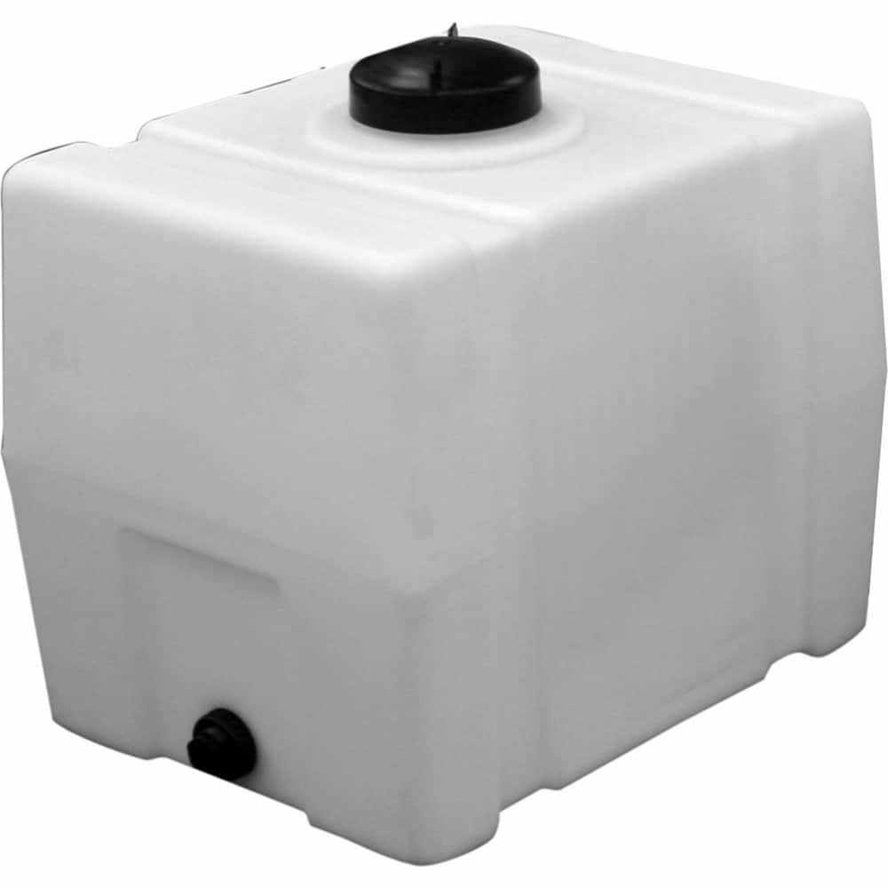 Oil Drain Containers; Container Size: 50gal ; Color: White ; Overall Length: 38.00 ; Overall Width: 19