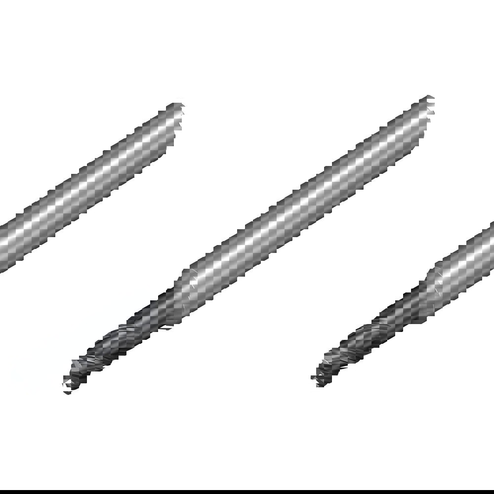 Square End Mill: 1.50 mm Dia, 3.00 mm LOC, 3 Flute, Solid Carbide