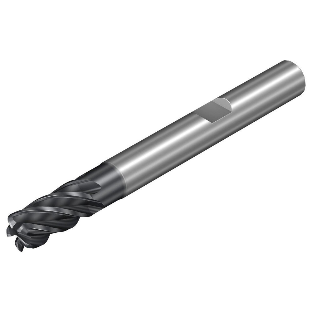 Corner Radius End Mill: 8 mm Dia, 16 mm LOC, 0.0787