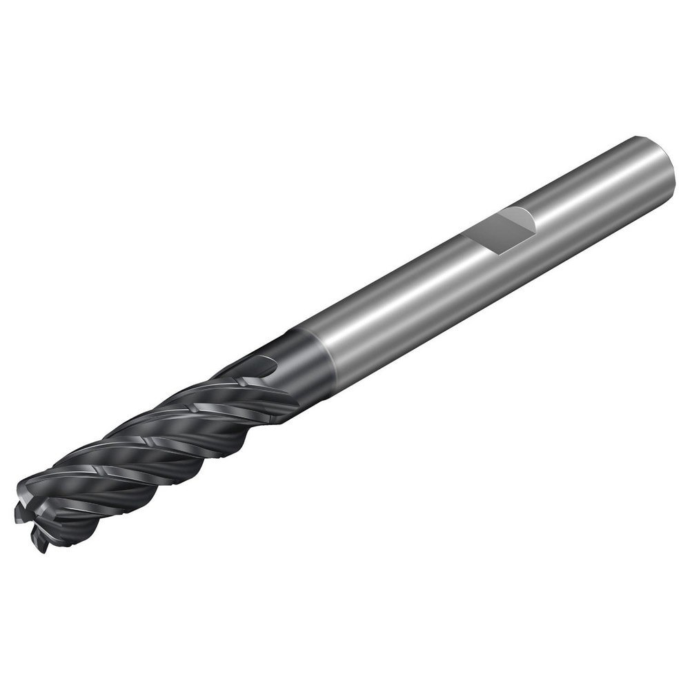 Corner Radius End Mill: 12 mm Dia, 42 mm LOC, 0.0394