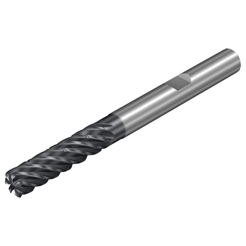 Corner Radius End Mill: 10 mm Dia, 40 mm LOC, 0.0787